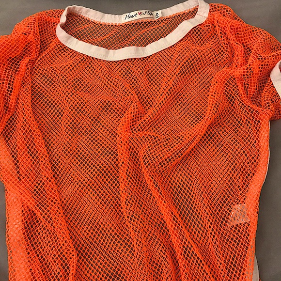 Orange net short sleeve - Picture 1 of 1